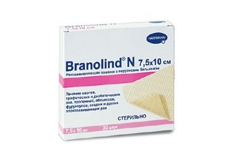 Повязка мазевая Branolind стерил. 7,5х10см