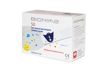 Тест полоски GS 300/50 Bionime