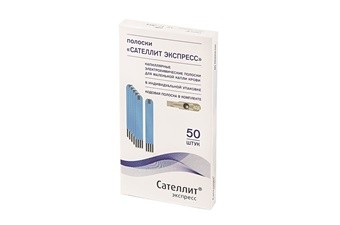 Тест-полоски САТЕЛЛИТ Экспресс ПКГ-03 №50